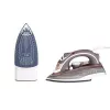 Adler AD 5030 plancha de vapor, 3000 W, suela de cerámica, depósito de agua de 0,31 l, vapor continuo de 20 g/min, vapor vertical, antical, marrón