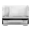 Organizador de escritorio con cajón y cargador inalámbrico Ergo Office, blanco, máx. 10 kg, ER-441