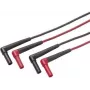 Fluke SureGrip - Cable de prueba - Negro - Rojo - CAT III,CAT IV - Silicona - 1,5 m - 1000 V (2003616)