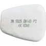 Filtro de partículas 3M 5925 P2 – filtro respiratorio reemplazable para mascarillas 3M reutilizables