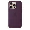 Apple iPhone 16 Pro Funda de silicona con MagSafe - Ciruela