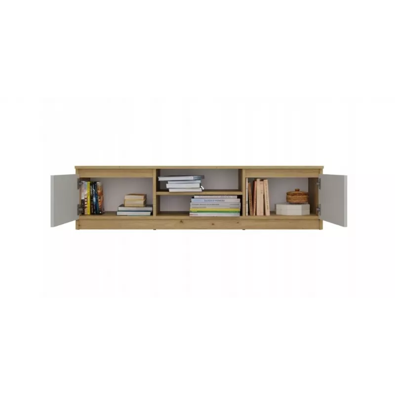 Mueble de TV MALWA 140, roble Artisan/cashmere