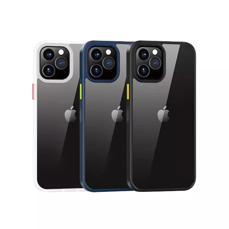 Funda protectora antigolpes Devia Shark Series para iPhone 12 Pro Max, blanco