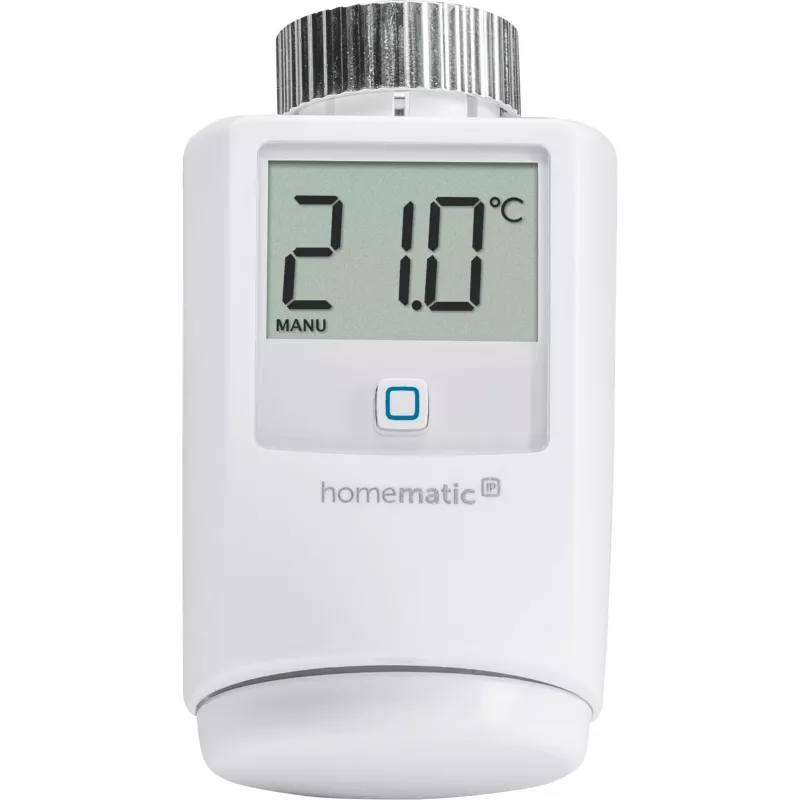 eQ-3 AG Homematic IP HMIP-eTRV, RF, 868,3 MHz, blanco, M30 x 1,5, IP20, digital
