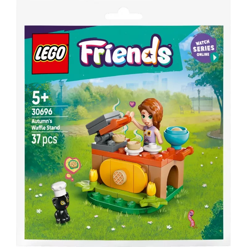 Juguete de construcción LEGO Friends 30696 Autumn's Waffle Stand, set pequeño, incluye minifiguras