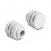 DeLOCK tapón de ventilación M12 gris 2 uds. poliamida 8 mm
