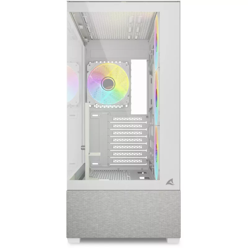 Caja de ordenador Sharkoon AK7 ARGB ATX blanca