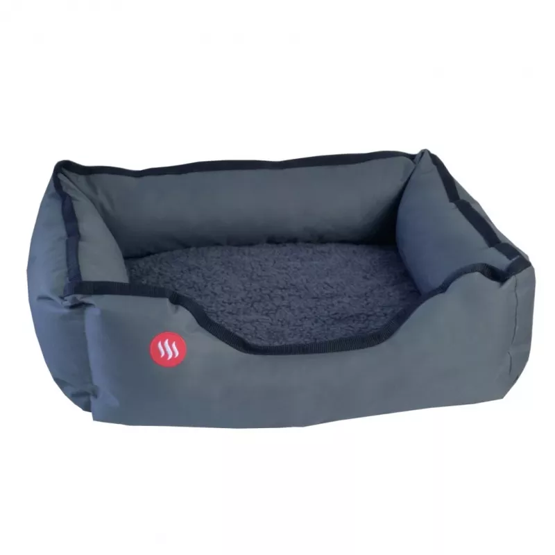 Cama térmica Glovii GPETH para perros y gatos 580x450x180 mm, funda de poliéster, base antideslizante