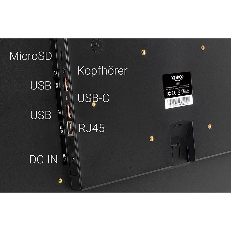 XORO MegaPAD 2404v7 24 60,96 cm Tablet 64 GB negro Android - 64 GB (XOR400667)