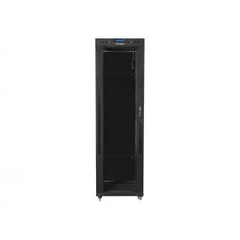 Armario rack independiente LANBERG 42U FF01-6842-12BL 600×800×2127,5 mm, 1200 kg, IP20, cerradura con llave, ruedas