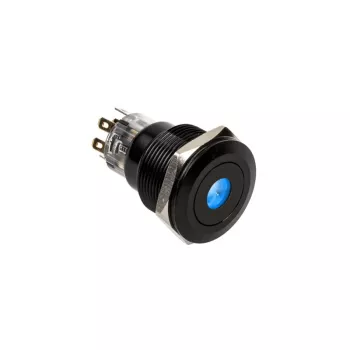 Pulsador antivandálico DimasTech 22 mm Blackline Dot RGB PD223