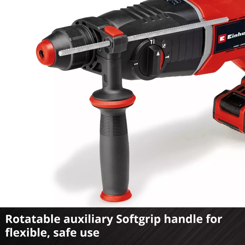 Professional martillo perforador de batería TP-HD 18/26 D Li BL - Solo, 18 voltios (negro/rojo, sin batería ni cargador, en E-Case)