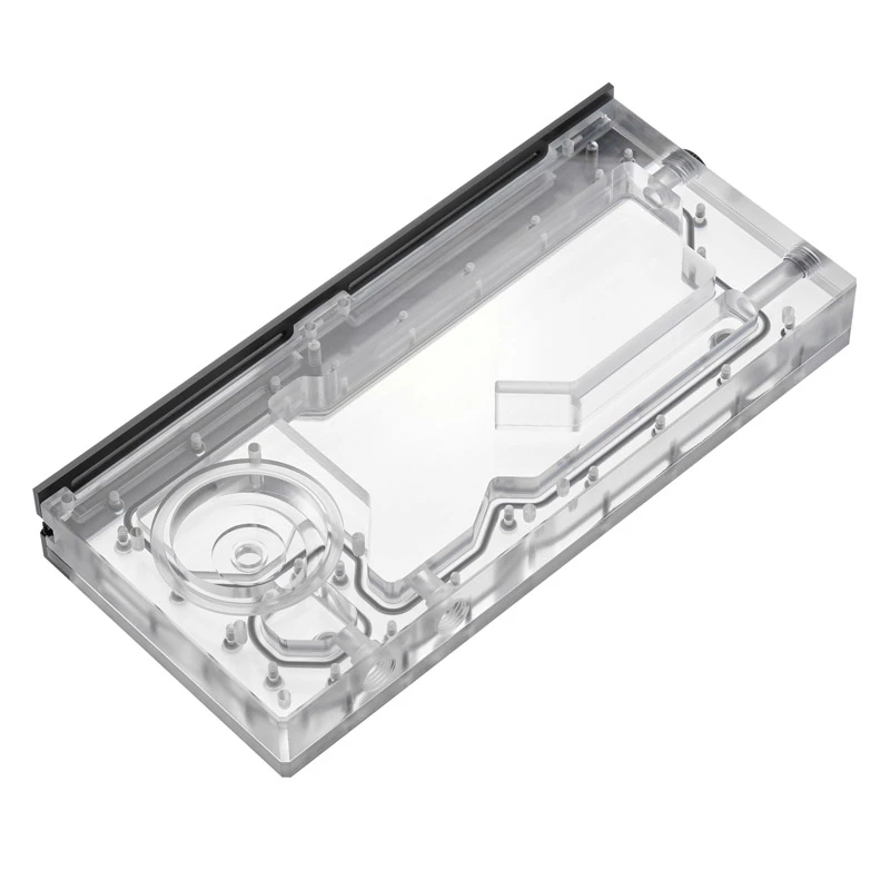 Depósito Phanteks R260C – placa trasera de acrílico transparente para D5 ARGB-LED