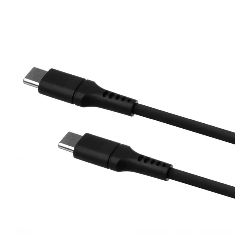 Cable fijo USB-C a USB-C FIXED FIXDLS-CC2-BK — 2 m, 60 W