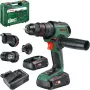 Taladro percutor atornillador a batería AdvancedImpact 18V-80 QuickSnap (verde, 2 baterías de ion-litio 2,5 Ah, maletín de transporte, POWER FOR ALL ALLIANCE)
