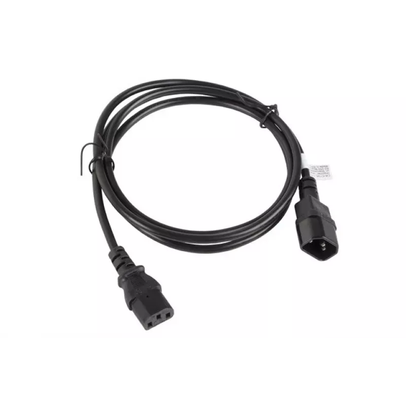 Cable de alimentación Lanberg CA-C13E-11CC-0018-BK negro 1,8 m conector C13 conector C14 (CA-C13E-11CC-0018-BK)