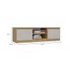 Mueble de TV MALWA 120, roble Artisan/cashmere