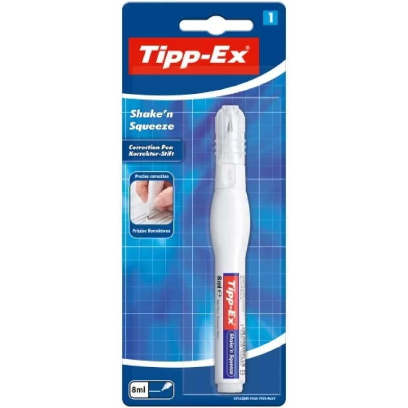Rotulador corrector BIC Tipp-Ex Shake'n' Squeeze 8 ml