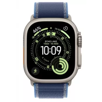 Smartwatch Apple Watch Ultra 3 GPS + Cellular 49mm Caja de titanio natural con Trail Loop azul/azul brillante S/M