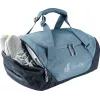 Bolsa de viaje DEUTER Duffel 35 atlantic-ink — capacidad 35 L, fondo impermeable, asas de transporte