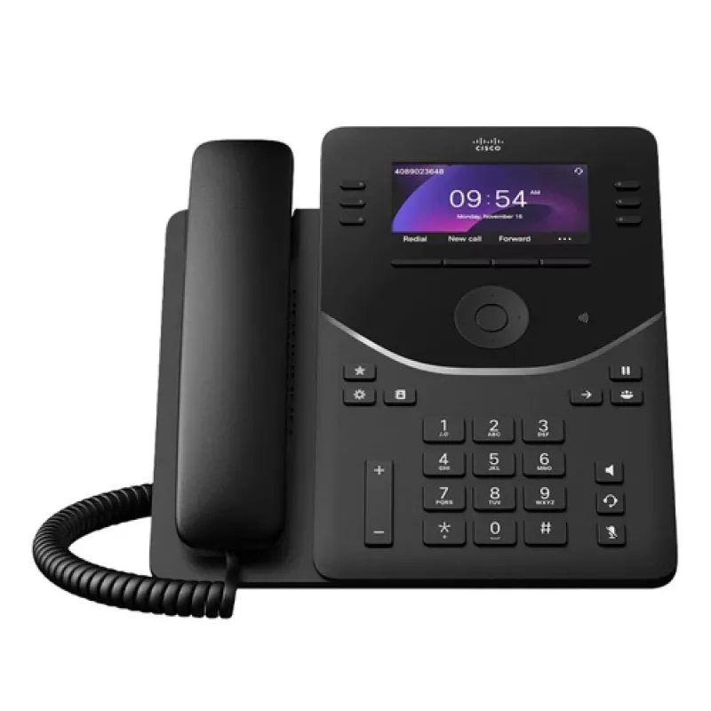 Cisco Set teléfono de sobremesa 9851 Carbon Black