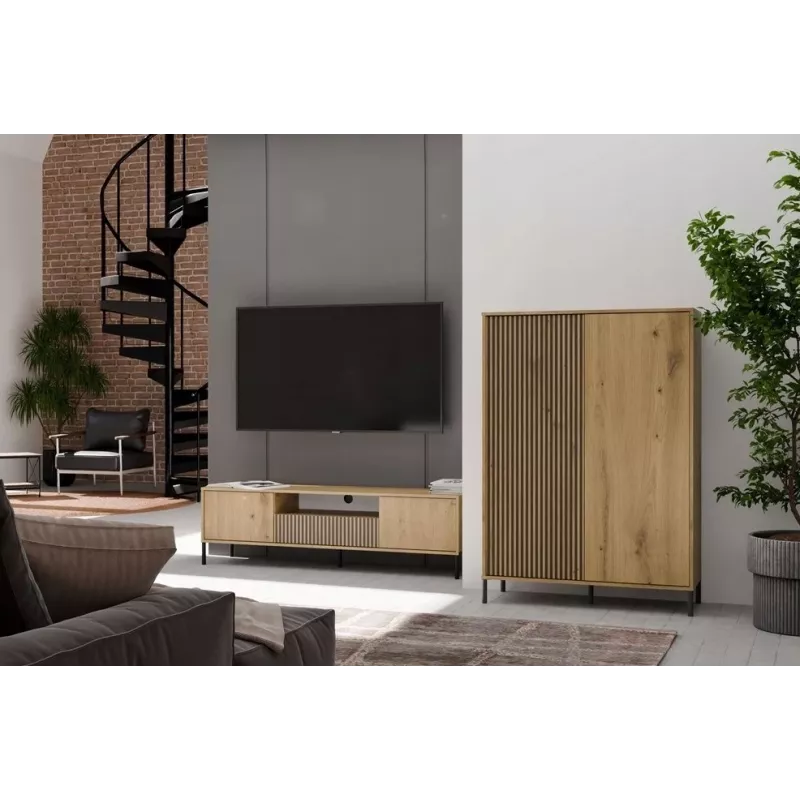 RTV KAMARO 160 esbelto/GŁ roble Artisan