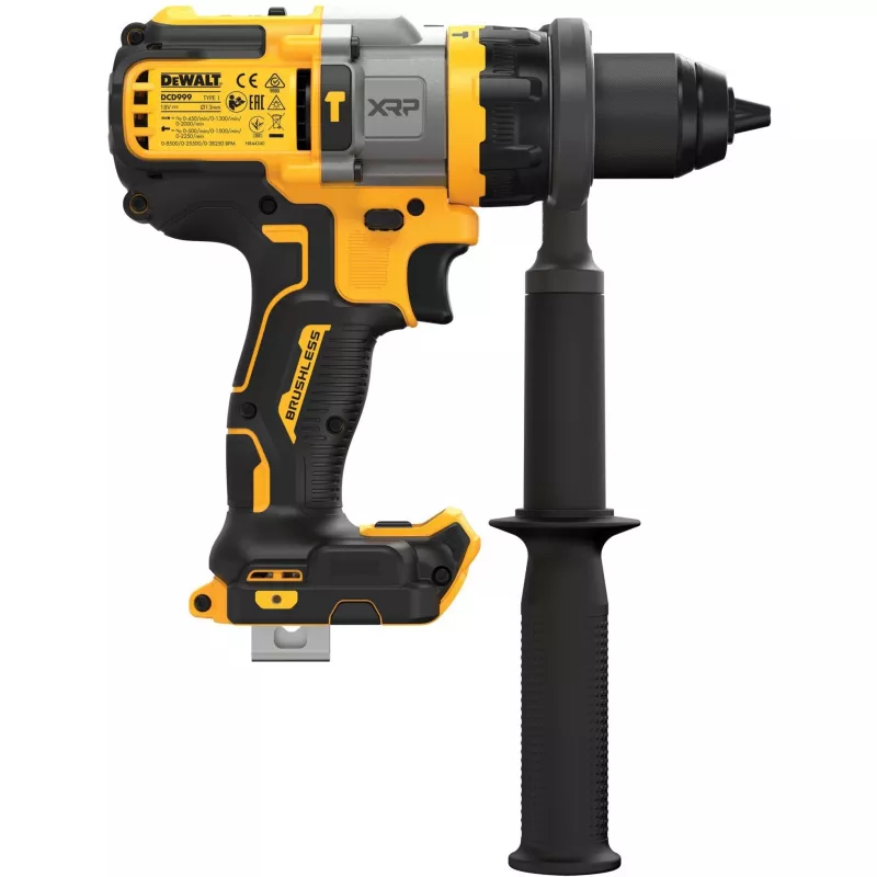 Taladro atornillador DeWALT DCD999NT-XJ 2250 rpm 1,61 kg negro, plateado, amarillo