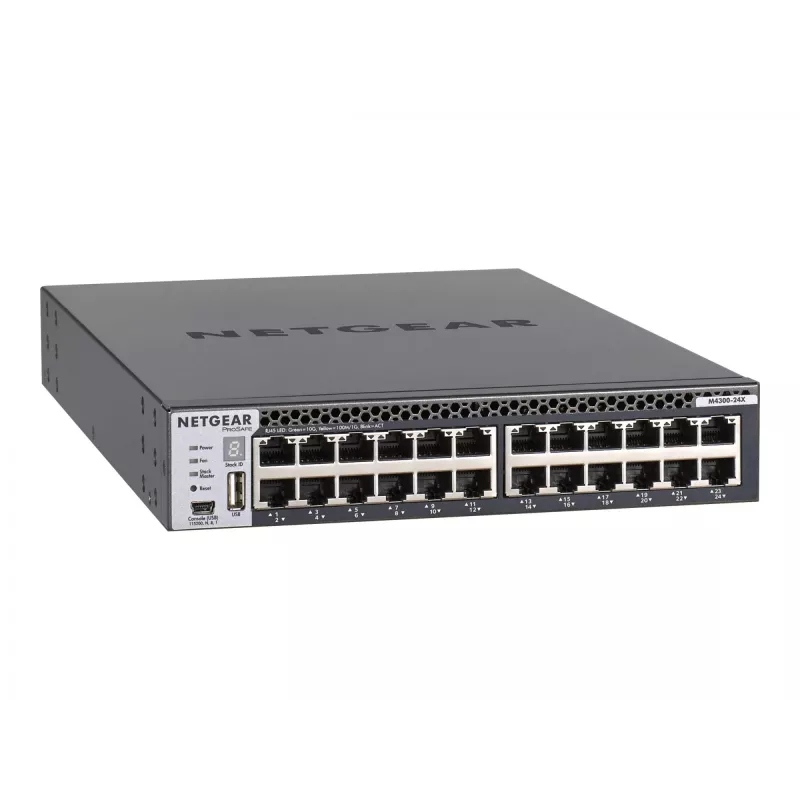 NETGEAR M4300-24X gestionado L3 10G Ethernet (100/1000/10000) 1U negro
