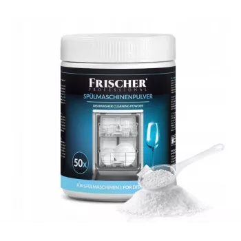 Detergente en polvo para lavavajillas FRISCHER FR00122_1000, 1 kg, para lavavajillas automáticos, bote de plástico