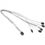 Supermicro - cable SATA/SAS - Mini SAS HD (SFF-8643) a SATA - 50/50/60/70 cm - para A+ Server 1013, SuperServer 5018, 5019, 5019S, SuperStorage Server 5019D8