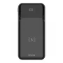 Batería externa inalámbrica Savio BA-09, 10000 mAh, negra