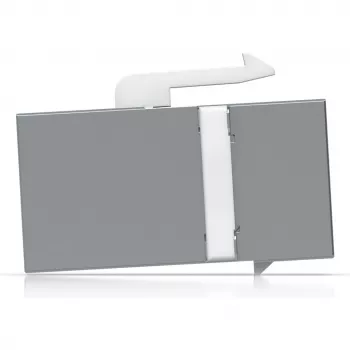 Acoplador Keystone Ubiquiti UACC-Keystone-Coupler-C6A plano acero inoxidable RJ-45