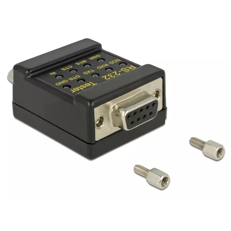 Conector DeLOCK 2xDB9 87713 negro