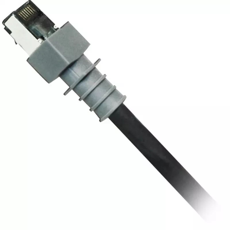 Cable de red PatchSee PCI6-DPF/100 RJ-45 Cat6a 30 m Negro