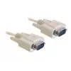 Cable serie DeLOCK RS-232 2 m beige DB-9
