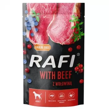 DOLINA NOTECI Rafi con ternera - Comida húmeda para perros - 500g