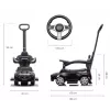 Coche deslizador milly mally Mercedes Clase C negro, modelo 6107