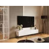 Mueble TV Cama Meble VERA 190x40x50 cm, blanco mate, tablero de partículas