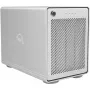 Mercury Elite Pro Quad, carcasa para discos plateada, USB 3.2 Gen 2, lista para RAID