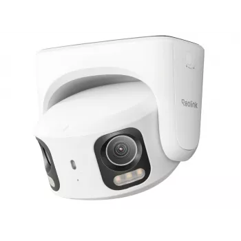 Cámara de vigilancia IP Reolink RP-PCT16MD Turret 7680×2160, objetivo 2,8 mm, 180° horizontal, con cable, montaje en pared, blanca