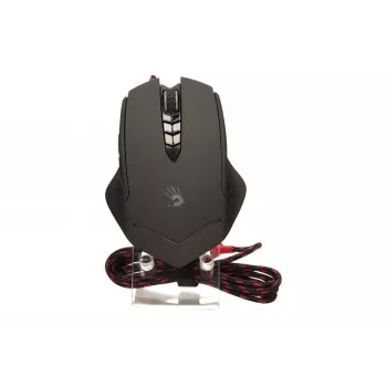 Ratón gaming A4Tech Bloody V8m — 3200 DPI, 8 botones, V-Track óptico, USB Type-A, negro