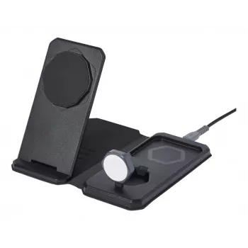 Auriculares 3 en 1 Urban Armor Gear SRGE carga inalámbrica negro gris