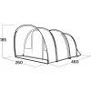 Carpa Easy Camp | Skarvan 4 | 4 personas | azul