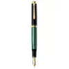 Pelikan Souverän 1000, negro, verde, punto medio, ambidiestra, Alemania, 1 ud.