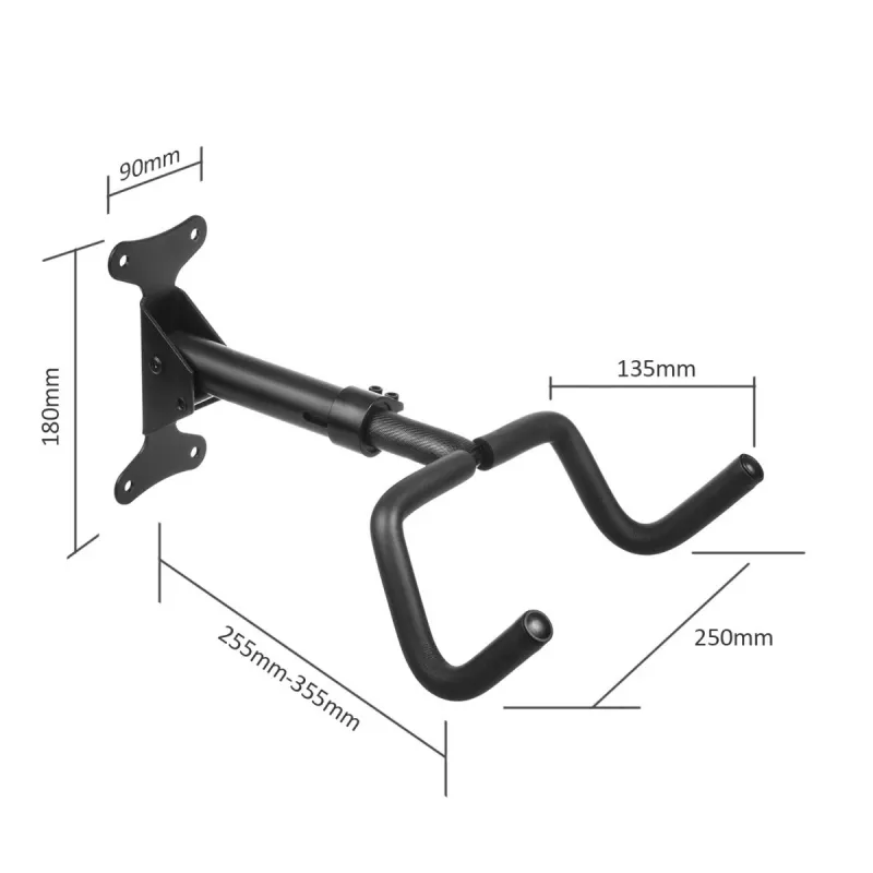 Soporte de bicicleta de pared MACLEAN MC-431 – soporta hasta 30 kg, almacenamiento de bicicletas que ahorra espacio