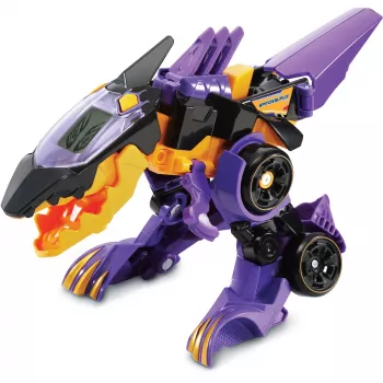 Juguete dinosaurio transformable VTech Spinosaurus con sonidos interactivos y partes móviles