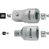Hazet 958-2 adaptador, 1/2 pulgada cuadrado hembra a 3/8 pulgada cuadrado