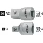 Hazet 958-2 adaptador, 1/2 pulgada cuadrado hembra a 3/8 pulgada cuadrado