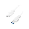 Cable USB LogiLink CU0174 USB 3.2 Gen 1 1m USB A USB C blanco