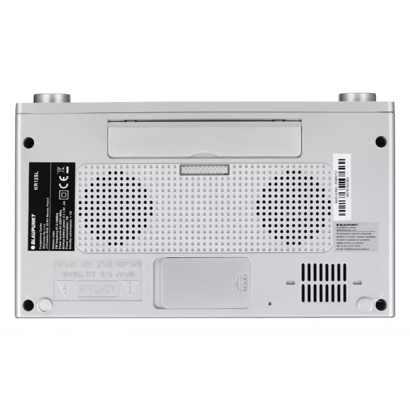 Blaupunkt KR12SL radio de cocina, FM, reloj/alarma con 2 temporizadores, plata